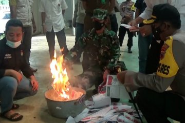 KPU Kabupaten Pekalongan musnahkan ribuan surat suara rusak