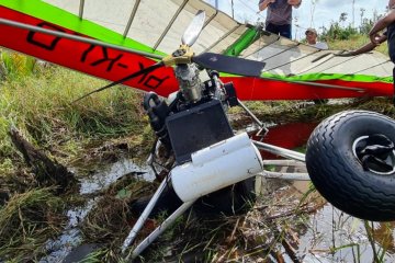 Pesawat latih KLHK jatuh di Ketapang Kalbar