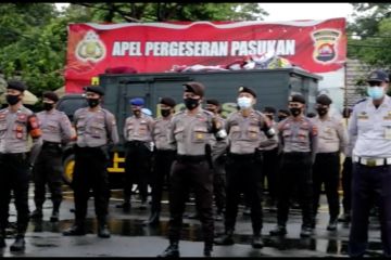 Polres Pandeglang siagakan ratusan personil amankan Natal dan tahun baru 2021