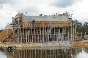 Dinas PUPR Pangkalpinang perpanjang waktu pengerjaan jembatan ambruk