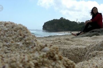 Pesona pantai Ngudel di Malang Selatan