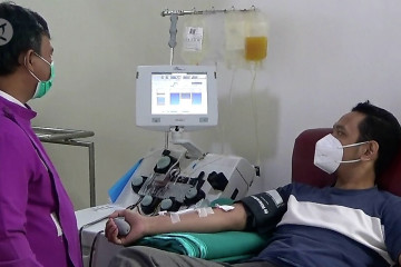 PMI Tangerang fasilitasi donor plasma konvalesen dari penyintas COVID-19