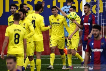 Villarreal segera kembali ke jalur kemenangan ketika atasi Levante 2-1