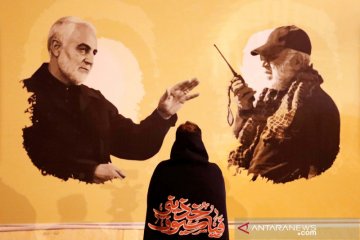 Peringatan pembunuhan komandan militer senior Iran Jenderal Qassem Soleimani