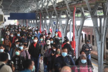 KAI: Hari ini puncak arus balik Daop 1 Jakarta