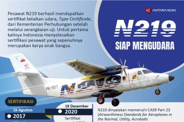 Pesawat N219 siap mengudara