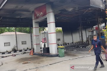 Polresta Pekanbaru tunggu hasil Labfor untuk kasus kebakaran SPBU