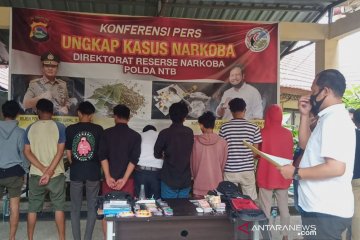 Polda NTB tangkap 20 penyalahguna narkotika di Abian Tubuh