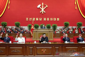 Kim Jong Un akhiri kongres partai dengan pertunjukan seni massal