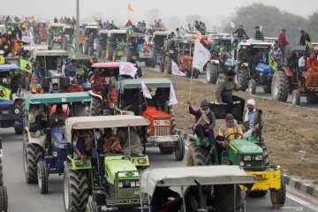 Protes petani di India