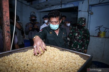 Bantu perajin tempe, Kementan jamin pasokan dan harga kedelai 100 hari