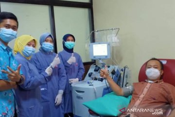 Para penyintas COVID-19 di Jember mulai donorkan plasma darah