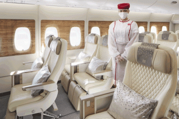 Emirates rilis kabin Ekonomi Premium baru di A380