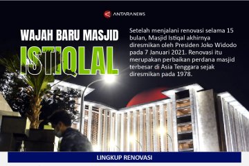 Wajah baru Masjid Istiqlal