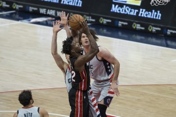 Heat raih kemenangan tandang atas Wizards