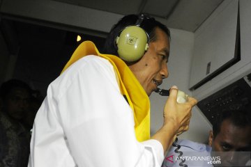 Presiden Jokowi memerintahkan pencarian korban pesawat Sriwijaya Air