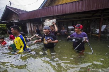 Sungai Bati-Bati meluap, dua ribuan orang terdampak