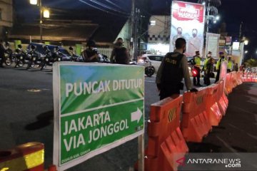 Jalur Tugu Lampu Gentur-By Pass Cianjur menuju Puncak Bogor ditutup