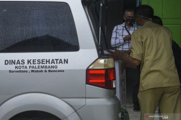 Pendistribusian vaksin COVID-19 Sinovac di Sumsel