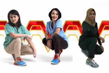 Reebok X Wonder Woman, kolaborasi dengan nakes perempuan Indonesia