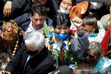 Mantan presiden Bolivia Evo Morales didiagnosis mengidap virus corona