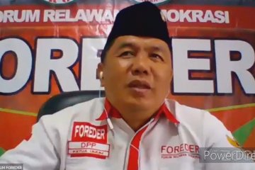 Foreder, relawan Jokowi mengapresiasi keputusan calon tunggal Kapolri