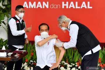 Jokowi: Vaksinasi sebagai ikhtiar agar Indonesia bebas pandemi