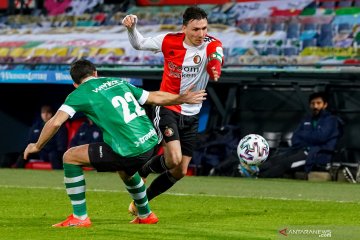 Feyenoord merangsek ke posisi dua setelah menang tipis atas Zwolle