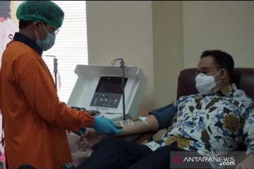 Anies donorkan plasma darah usai jadi penyintas COVID-19