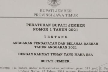 Jember miliki Perbup APBD 2021 tanpa persetujuan Gubernur Jatim