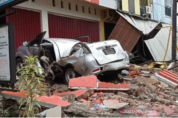 Foto terbaru dampak gempa bumi di Sulawesi Barat