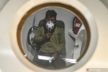 Proses menghilangkan kadar nitrogen dalam tubuh penyelam SAR Sriwijaya Air