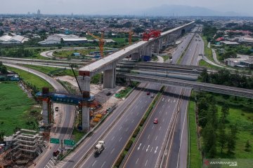 Progres pembangunan kereta cepat Jakarta - Bandung