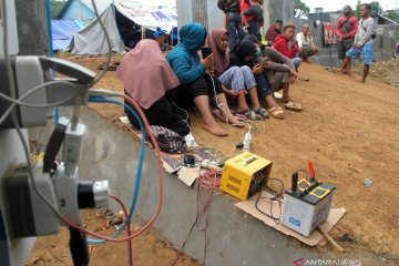 Kebutuhan listrik warga korban gempa bumi Sulawesi Barat