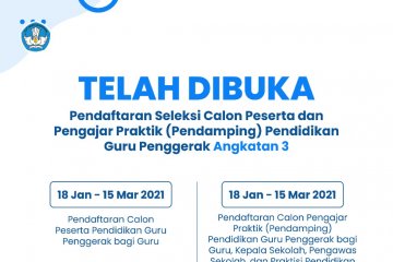 Kemendikbud buka pendaftaran Guru Penggerak angkatan ketiga