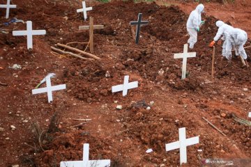 Penambahan makam untuk korban COVID-19