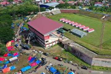 Kelompok rentan pengungsi Sulbar ditempatkan di tenda khusus