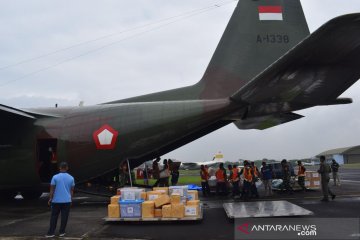 Empat pesawat TNI AU dikerahkan bantu korban bencana Sulbar dan Kalsel