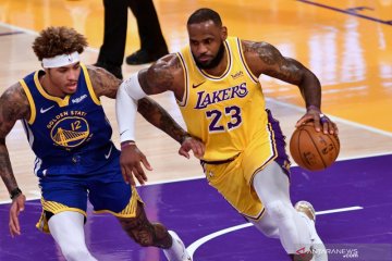 NBA: Golden State Warriors menang tipis atas  LA Lakers  