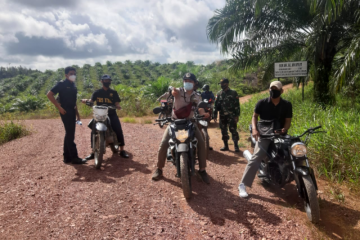 Patroli gabungan di perbatasan Indonesia