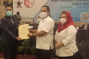 Hendi-Ita jadi Wali Kota dan Wakil Wali Kota Semarang terpilih