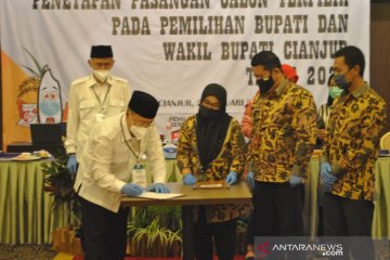 KPU Cianjur tetapkan Herman-TB Mulyana pemenang Pilkada Cianjur