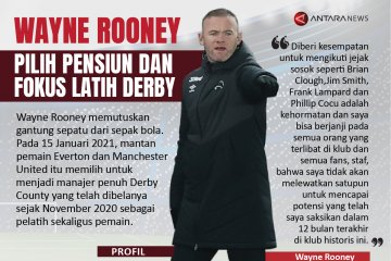 Wayne Rooney pilih pensiun dan fokus latih Derby