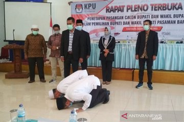 KPU Pasaman Barat tetapkan bupati dan wakil bupati terpilih