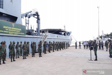 Kapal pengangkut bantuan bagi korban banjir Kalsel tiba di Banjarmasin