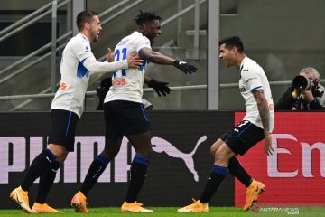 Atalanta telan pemuncak klasemen Milan tiga gol tanpa balas