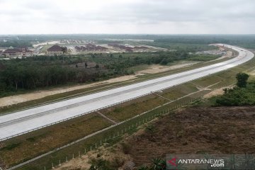 Progres 74 persen, Tol Pekanbaru-Bangkinang fungsional akhir 2021