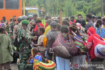 144 pengungsi kembali dipulangkan ke Banti Tembagapura