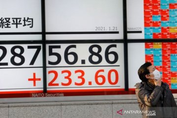 Saham Jepang ditutup naik, Indeks Nikkei terkerek 0,56 persen