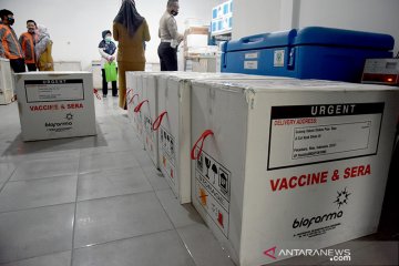 Riau sudah terima 69.480 dosis vaksin COVID-19